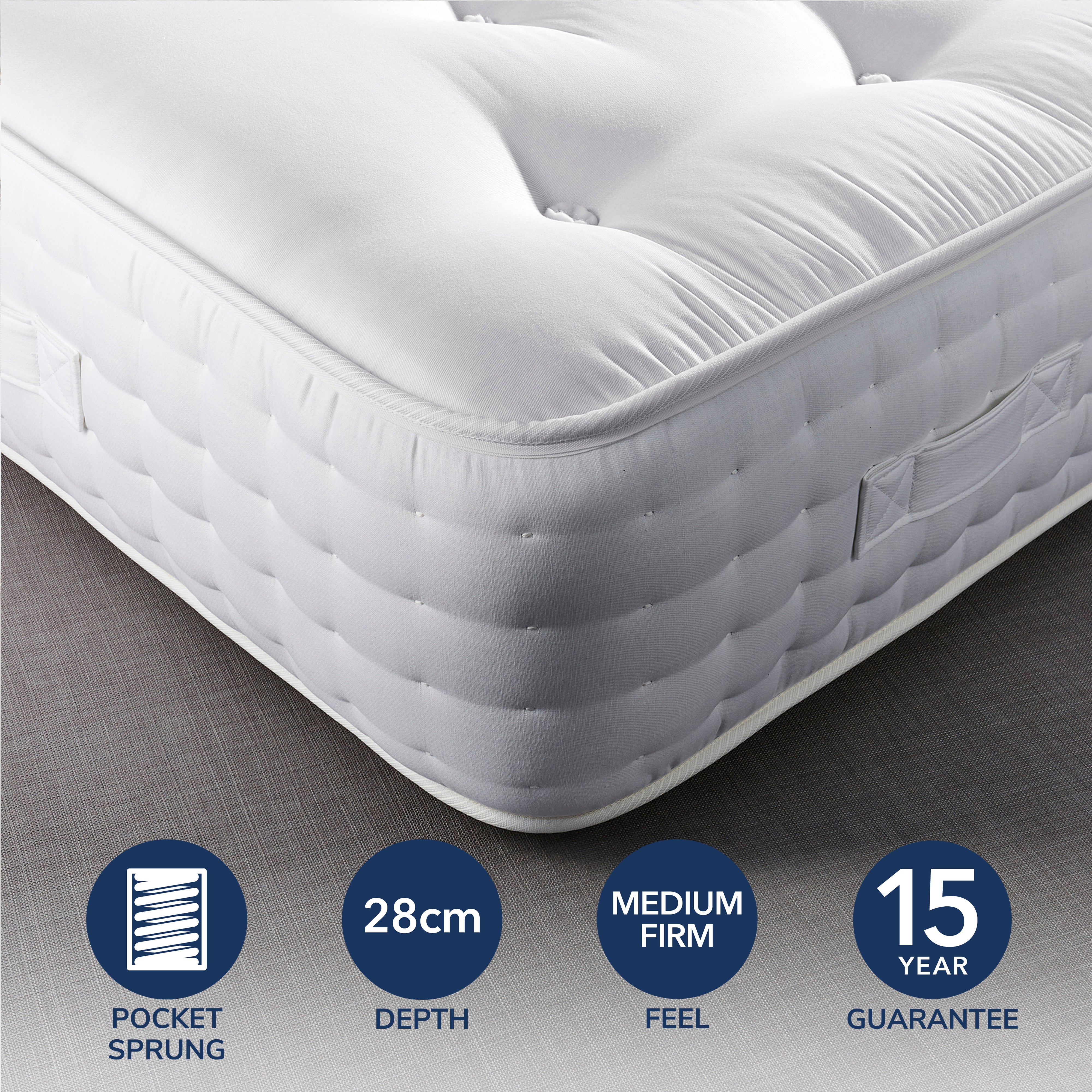 Hotel Ambassador 5000 Pocket Sprung Mattress White