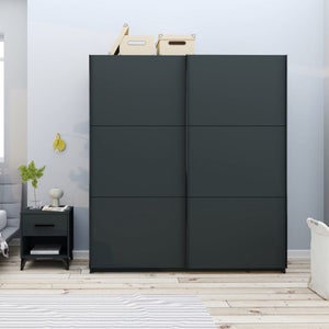 Norland 180cm Sliding Double Wardrobe
