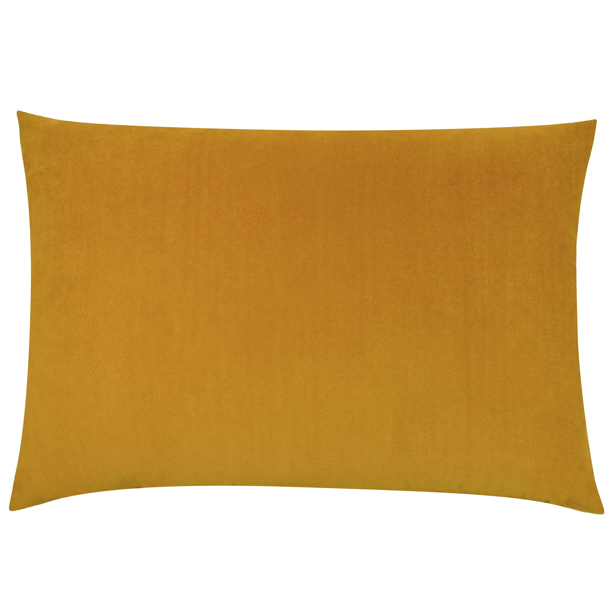 Furn Contra Velvet Cushion Mustard