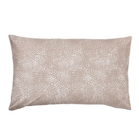 Joules Feathers Chalk 100% Cotton Percale Standard Pillow Case Pair
