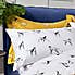 Joules Sketchy Dog 100% Brushed Cotton Standard Pillowcase Pair Antique Gold