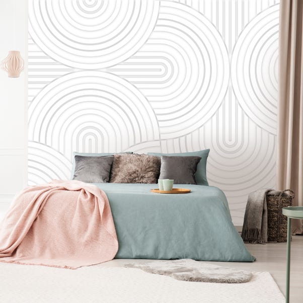 Arch Pattern Mural White