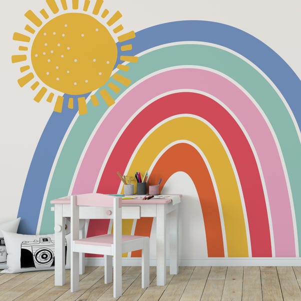 Rainbow Mural MultiColoured