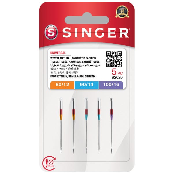Singer Needles Assorted Silver