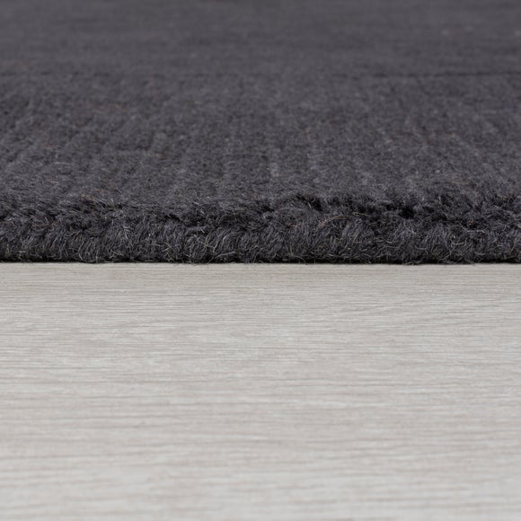 Boston Wool Border Rug | Dunelm