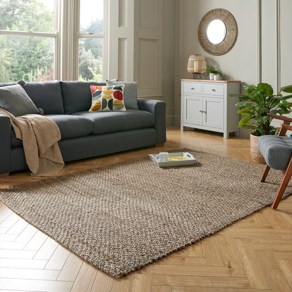 Chunky Jute Woven Rug Dunelm, Is Jute A Good Material For Rug