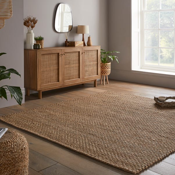 Chunky Jute Square Rug Chunky Jute Natural undefined