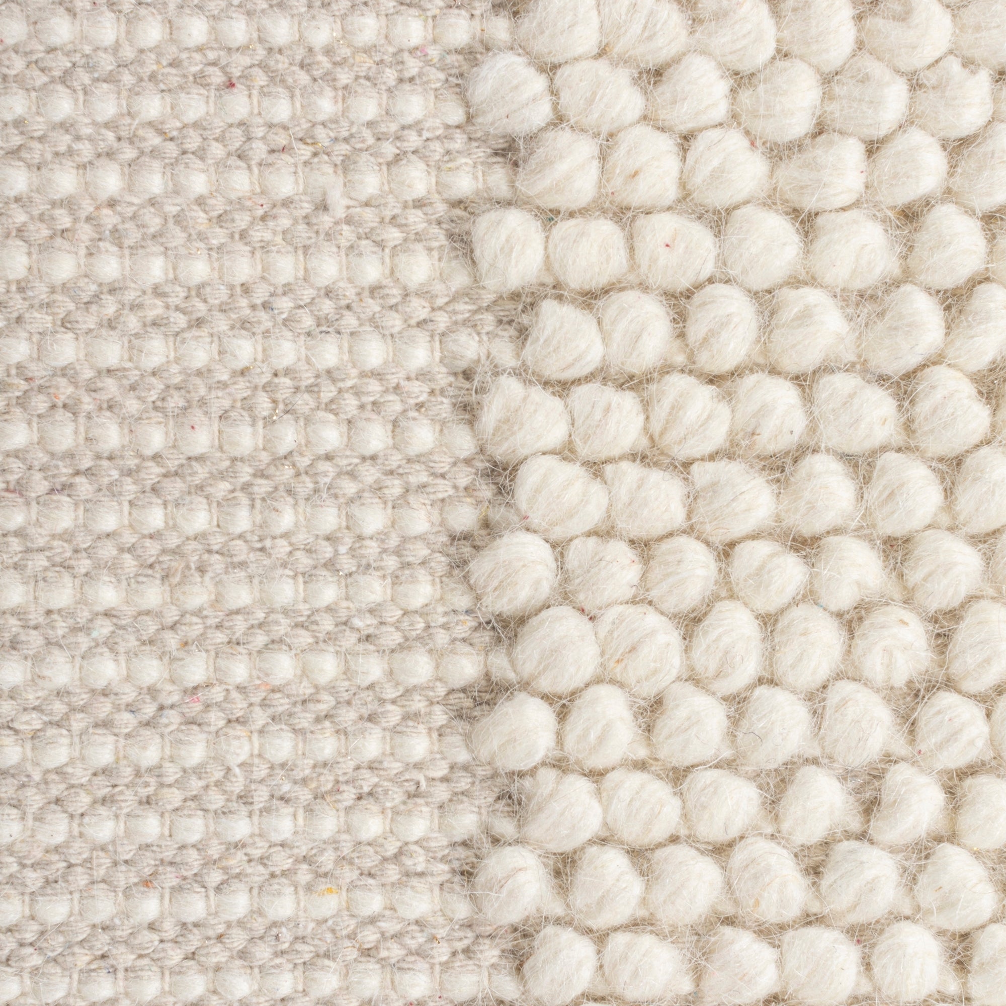 Pebble Wool Border Rug Dunelm