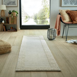 Pebble Wool Border Runner