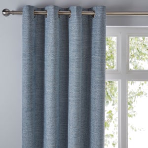 Churchgate Swithland Herringbone Eyelet Curtains -blackout Thermal Available-