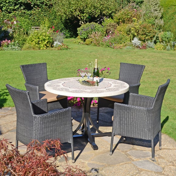 11 piece outdoor dining set dunelm