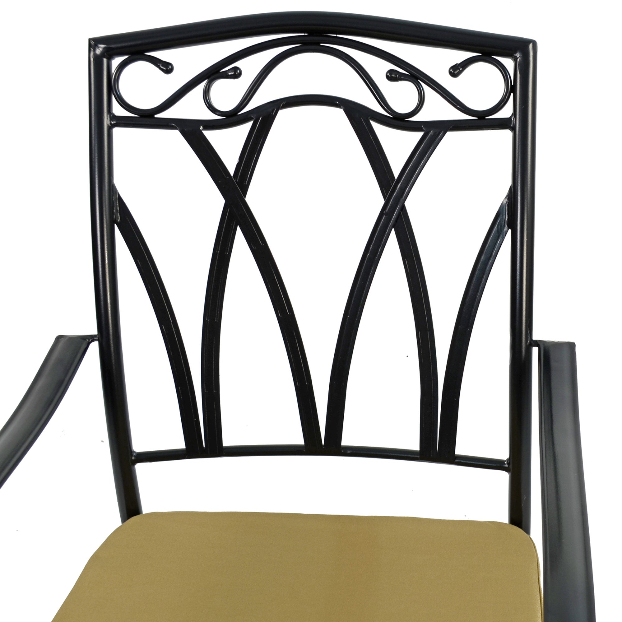Glendale 91cm Patio Table Set with 4 Austin Chairs | Dunelm