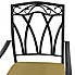 Haslemere Table with 4 Ascot Chairs Set Brown