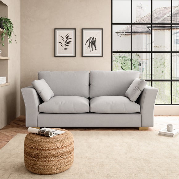 Blakeney 3 Seater Sofa Silver