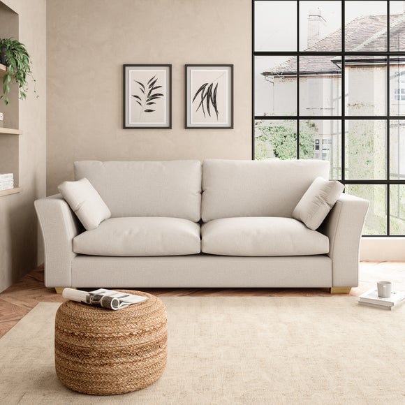Blakeney 4 Seater Sofa Silver