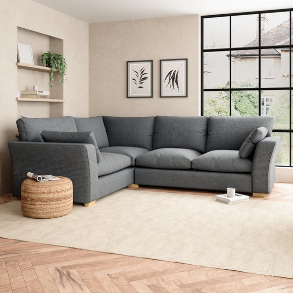 Blakeney Corner Sofa Dark Grey