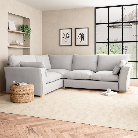 Blakeney Corner Sofa Silver