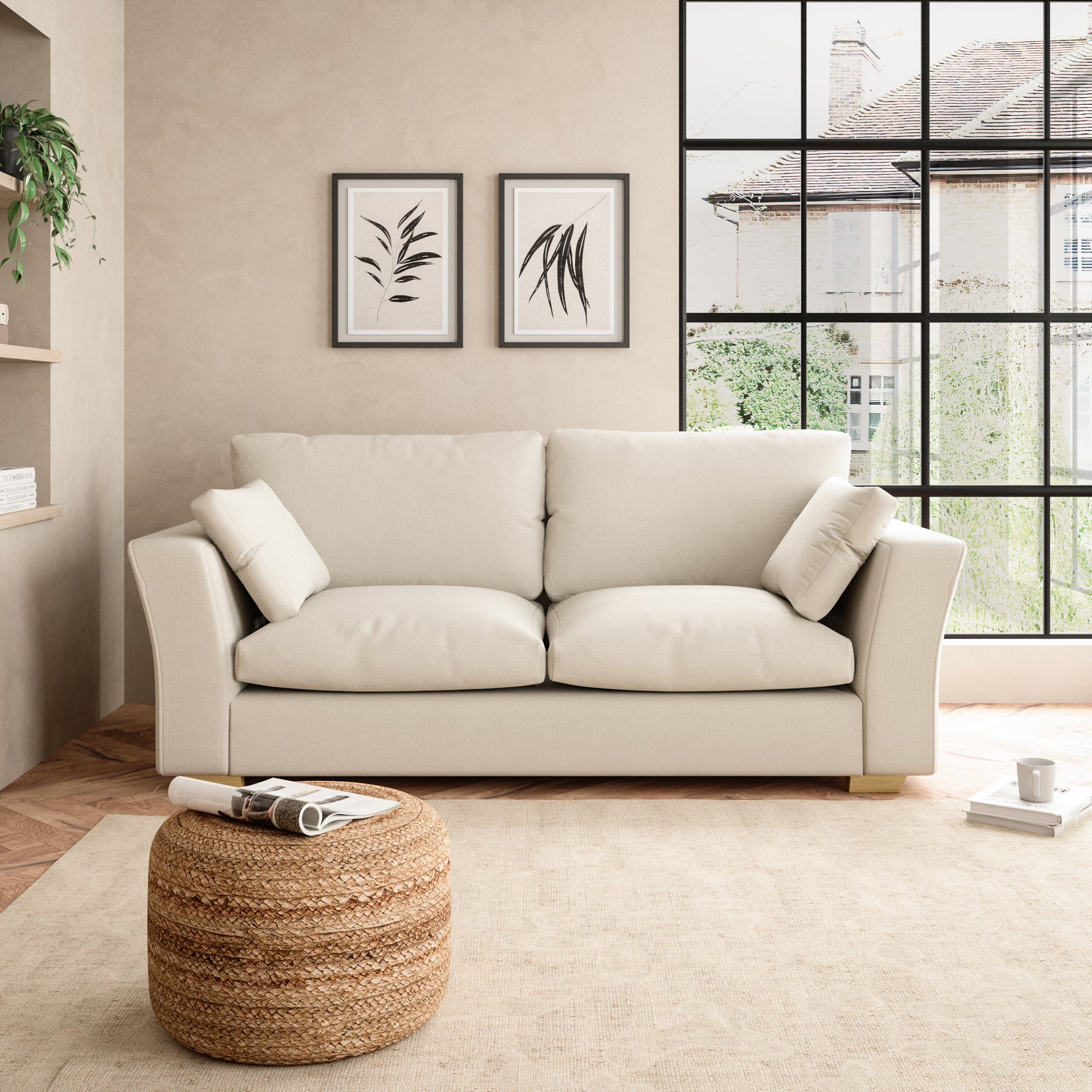 Blakeney 3 Seater Sofa Cream