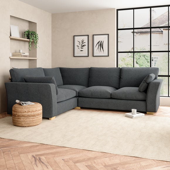 Blakeney Corner Sofa Black