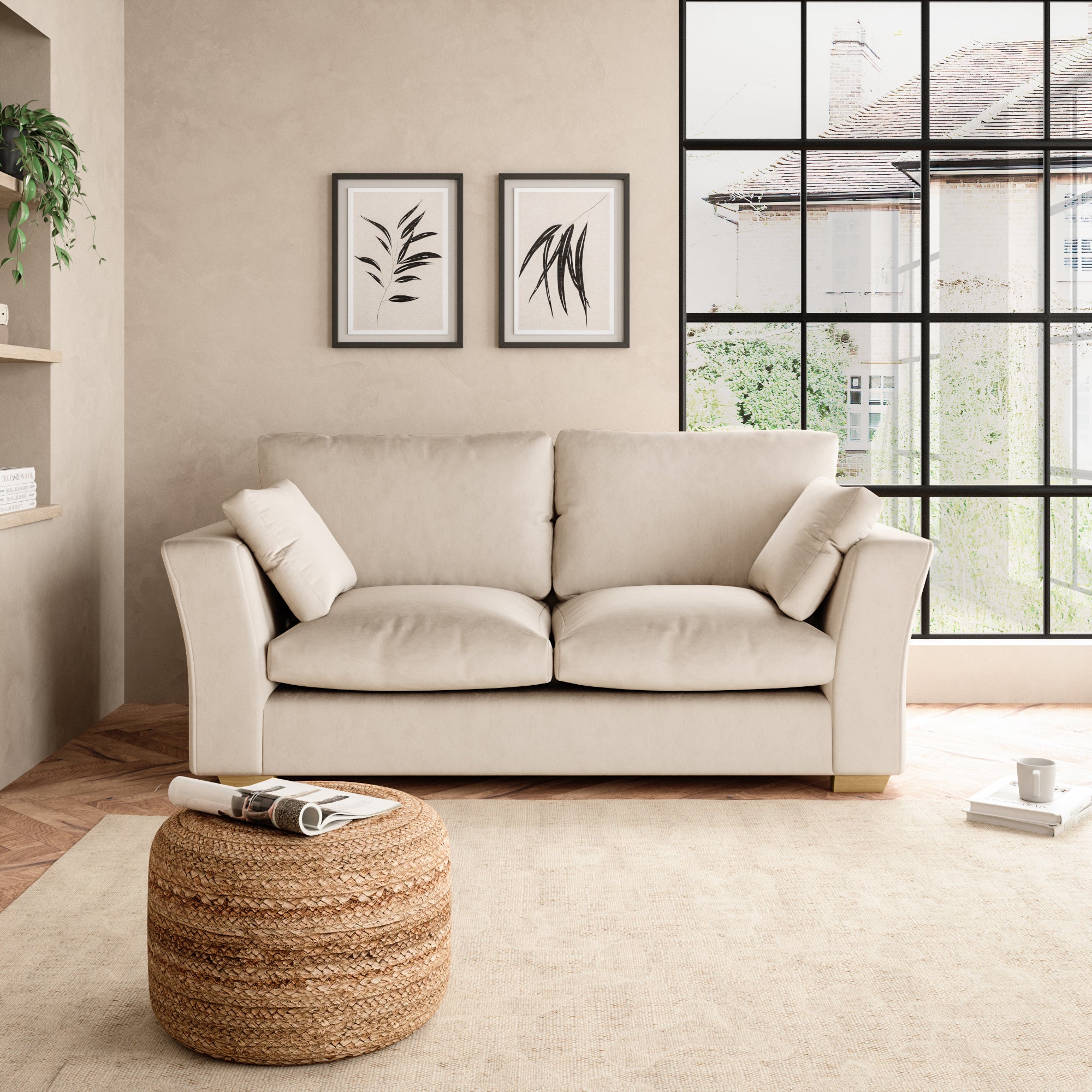 Blakeney 2 Seater Sofa Cream