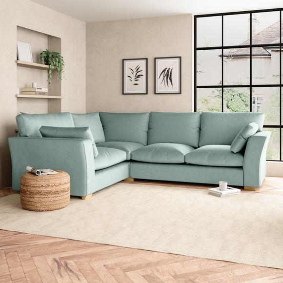 Blakeney Corner Sofa Light Green