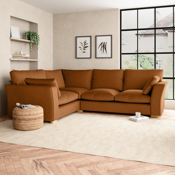 Blakeney Corner Sofa Orange
