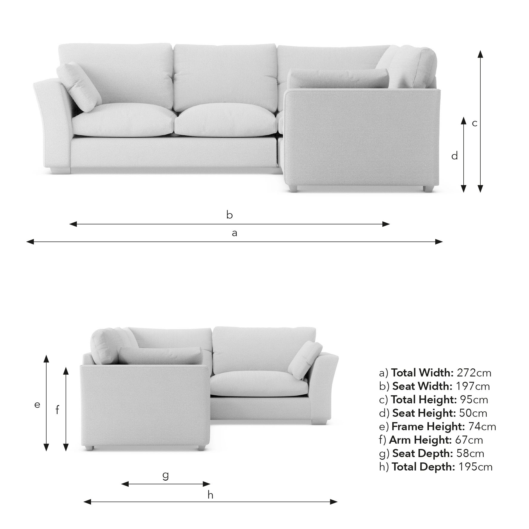 Blakeney Corner Sofa | Dunelm