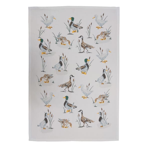Ducks and Geese Tea Towel image 1 of 1