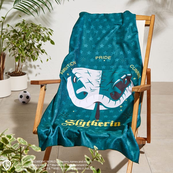 Harry Potter Slytherin Beach Towel Green