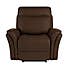 Monte Faux Suede Manual Reclining Armchair Pinecone