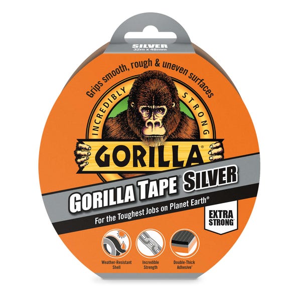 Gorilla Tape Silver 32m image 1 of 2