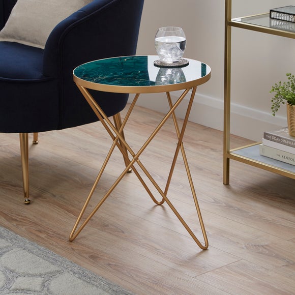 Caprice side online table dunelm