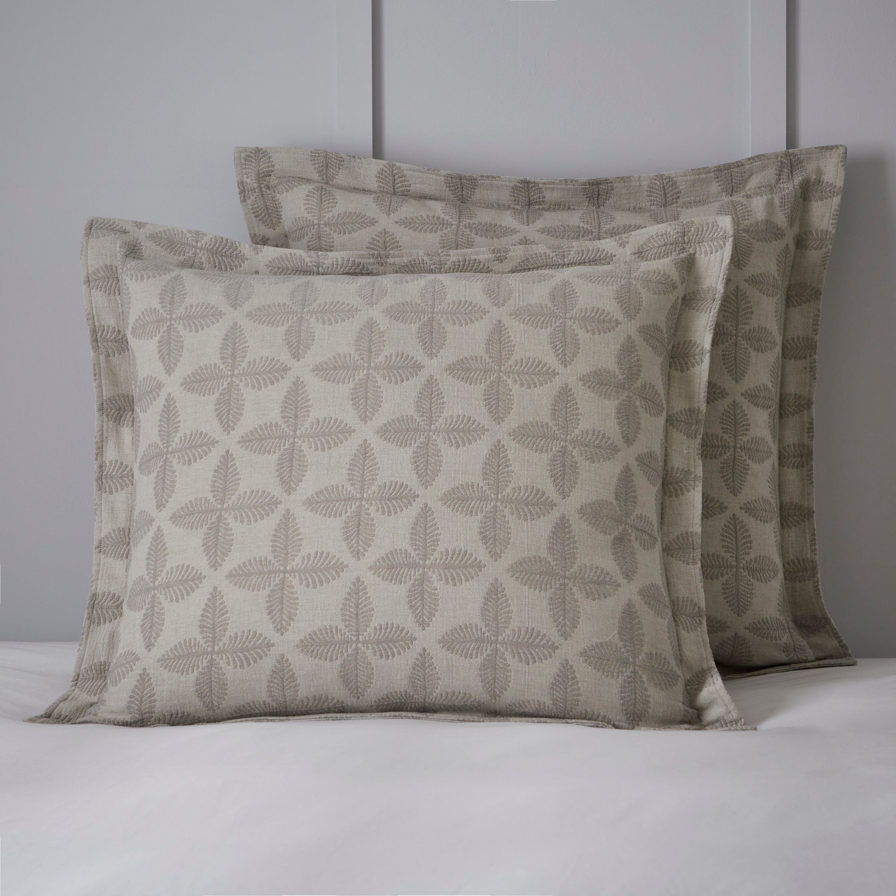 Dorma Danbury 100 Cotton Continental Pillowcase Grey