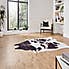 Faux Cow Print Rug Faux Cow Print Black and White undefined