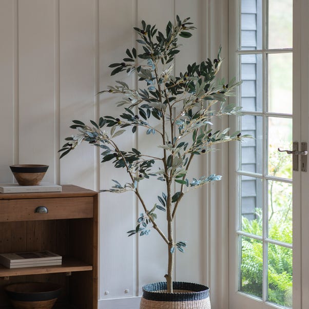 Artificial Large Olive Tree Green