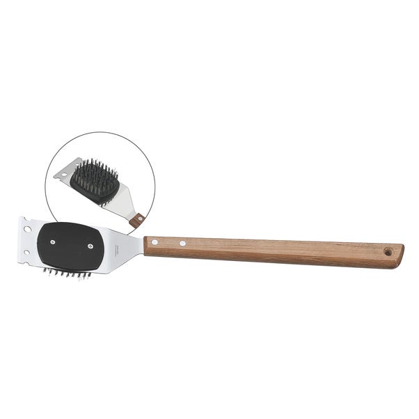 Grill Brush Wood (Brown)