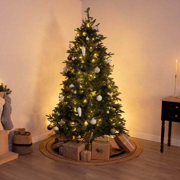 View Charles Bentley 7ft Faux Pre-lit Christmas Tree
