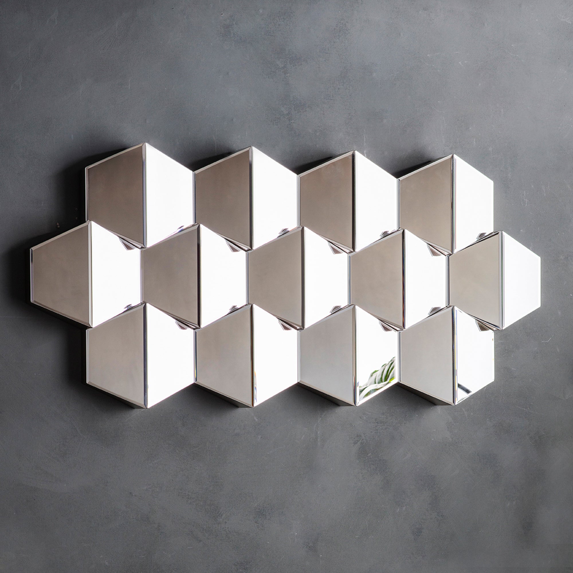 Colette Hexagon Wall Mirror