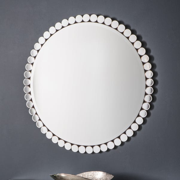 Asha Round Wall Mirror, 90cm image 1 of 2