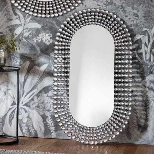 Sheriton Jewelled Oval Wall Mirror image 1 of 3