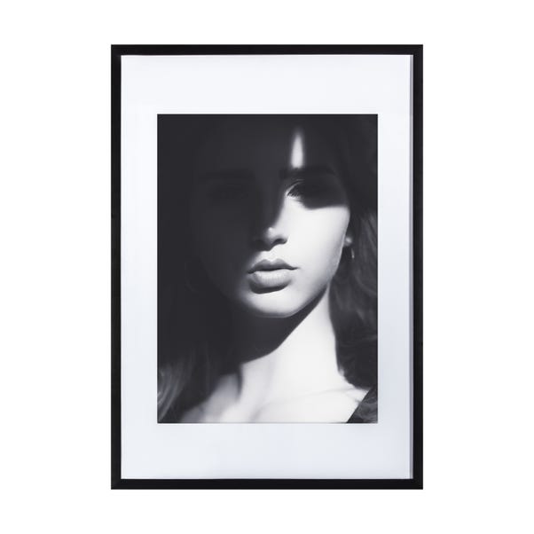 Glamour Photographic Framed Print Black and white