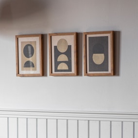 Set of 3 Solar Eclipse Framed Prints