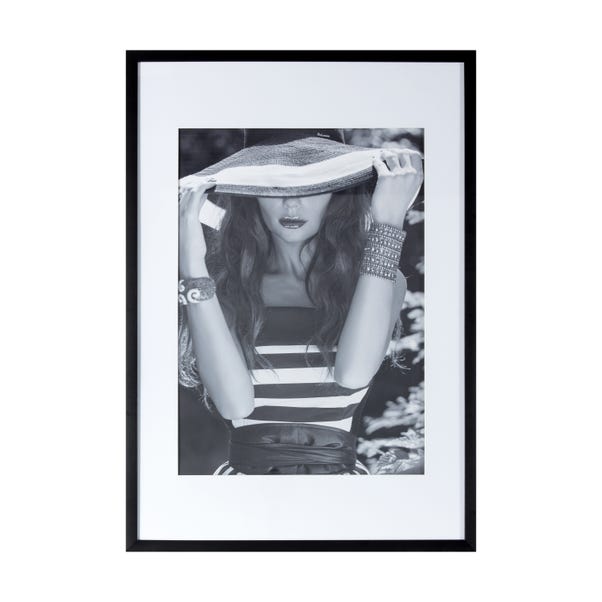 Lucas Photographic Framed Print Black and white