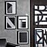 Set of 4 Shadow Architecture Framed Art Black and white