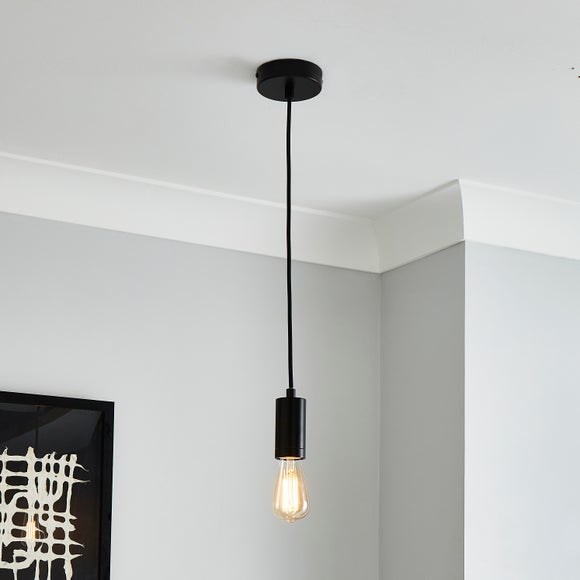 Black flex deals light fitting