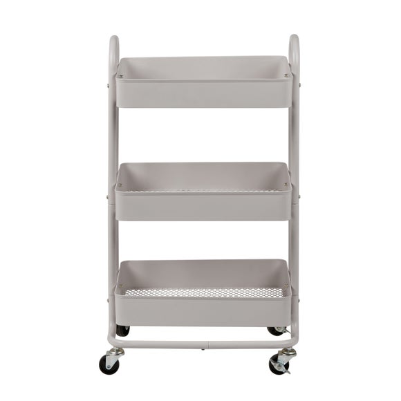 3 Tier Metal Storage Trolley Dunelm