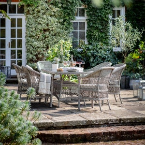 Cedar & Sage Corte 6 Seater Oval Dining Set