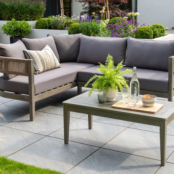 Dunelm corner outlet sofa garden