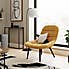 Karter Faux Wool Chair Old Gold