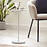 Gina White Compact Side Table